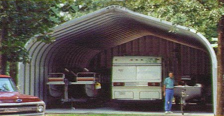 steel arch carport