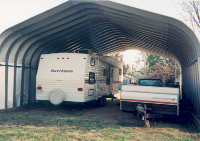 Steel RV Cover